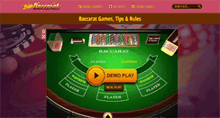 Desktop Screenshot of freebaccarat.info